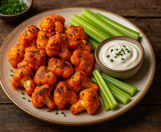 Buffalo Cauliflower Bites keto-friendly meal