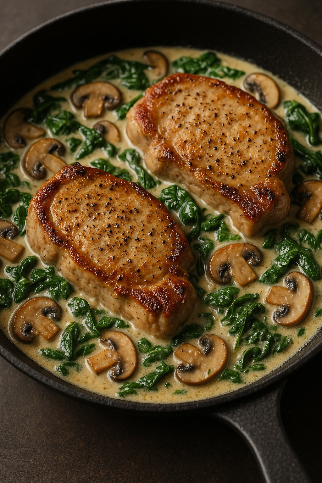 Creamy-Garlic-Butter-Pork-Chops-with-Spinach-and-Mushrooms-main-02