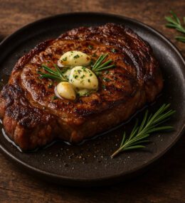 Garlic Butter Ribeye Steak (Keto-Friendly)