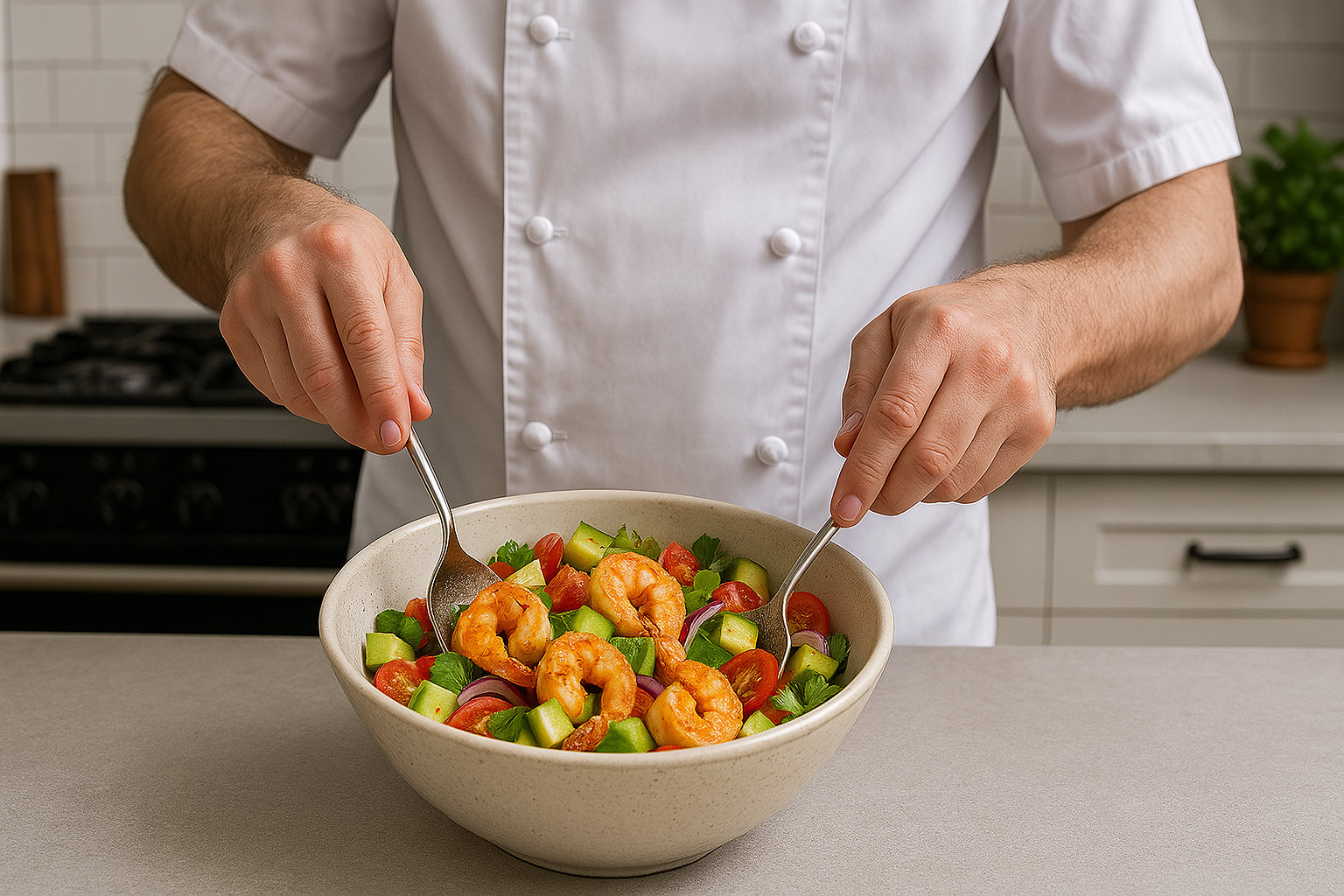 Keto-Spicy-Prawn-and-Avocado-Salad-step-02