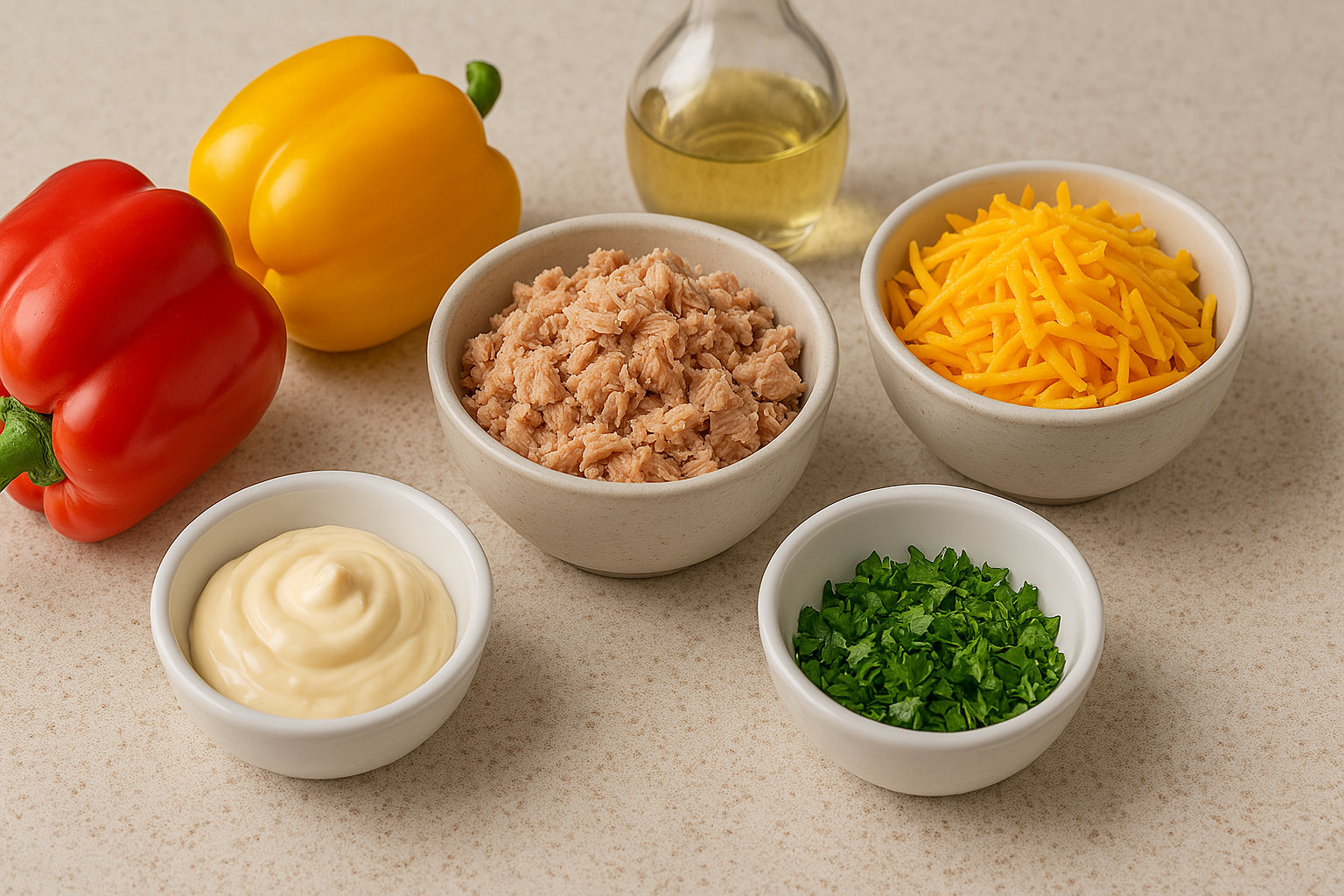 Keto-Tuna-Melt-Stuffed-Peppers-ingredients-01