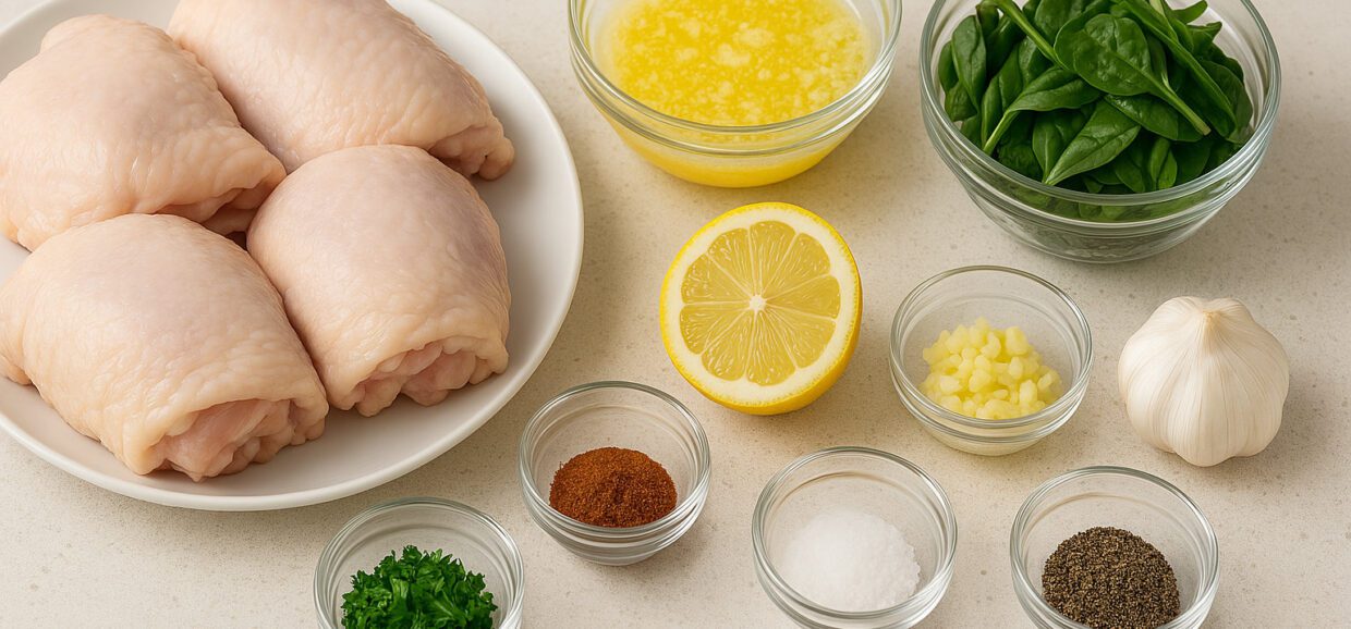 Pan-Seared-Garlic-Butter-Chicken-Thighs-ingredients-01